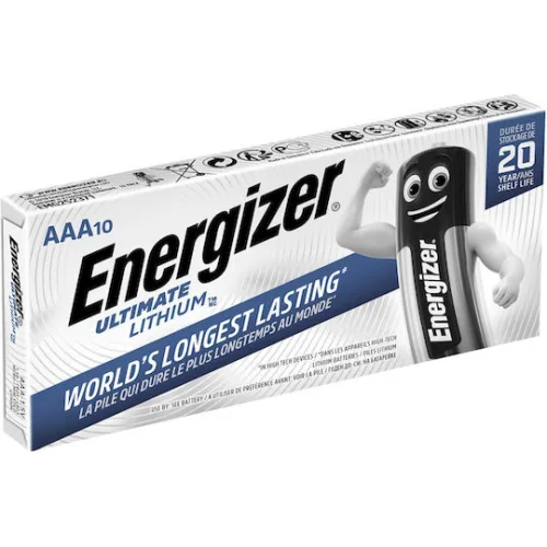 Energizer L92 Ultimate Lithium R03 AAA Photo Battery (ENE16704)