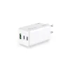 MediaRange Φορτιστής Χωρίς Καλώδιο GaN με Θύρα USB-A και 2 Θύρες USB-C 100W Power Delivery Λευκός (MRMA123)