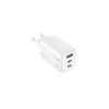 MediaRange Φορτιστής Χωρίς Καλώδιο GaN με Θύρα USB-A και 2 Θύρες USB-C 100W Power Delivery Λευκός (MRMA123)