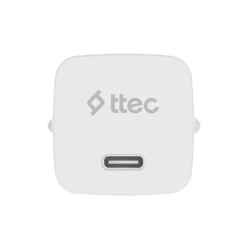 TTEC Φορτιστής Χωρίς Καλώδιο GaN με Θύρα USB-C 45W Power Delivery Λευκός (SmartCharger)