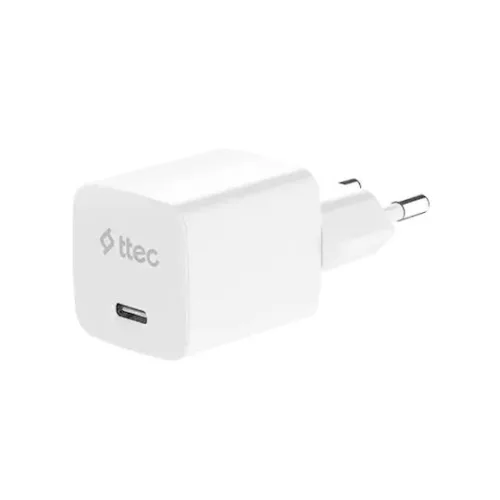 TTEC Φορτιστής Χωρίς Καλώδιο GaN με Θύρα USB-C 45W Power Delivery Λευκός (SmartCharger)