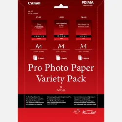 Canon PVP-201 Φωτογραφικό Χαρτί Pro Photo Paper Variety A4 (21x30) 300gr/m² για Εκτυπωτές Inkjet 15 ΦύλλαΚωδικός: 6211B021
