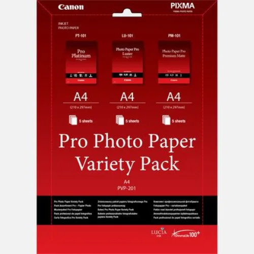 Canon PVP-201 Φωτογραφικό Χαρτί Pro Photo Paper Variety A4 (21x30) 300gr/m² για Εκτυπωτές Inkjet 15 ΦύλλαΚωδικός: 6211B021