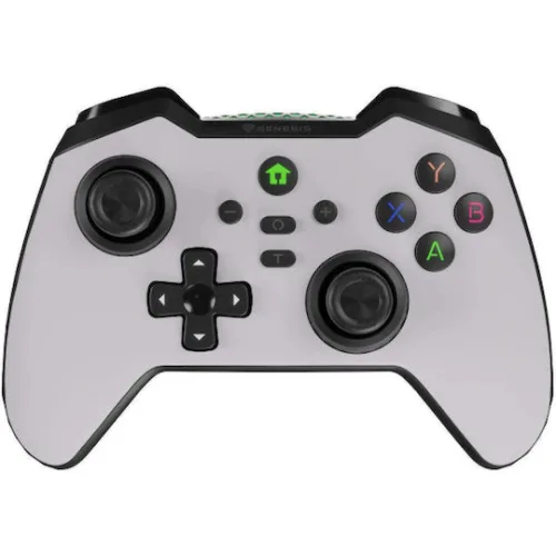 Genesis Gaming Gamepad Mangan 400 Wireless for PC/Switch/Mobile, White (NJG-2101) (GNSNJG-2101)
