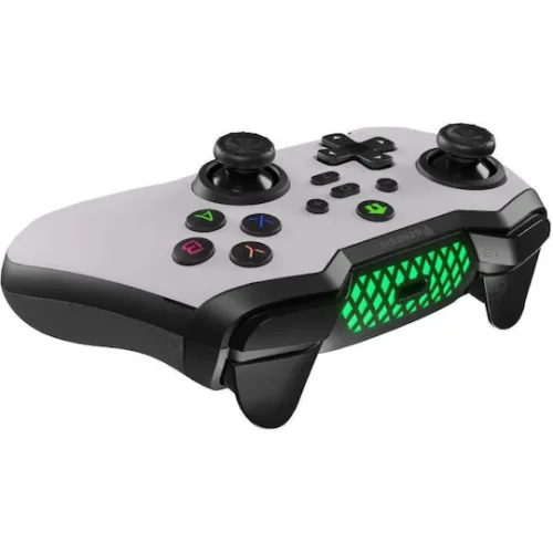 Genesis Gaming Gamepad Mangan 400 Wireless for PC/Switch/Mobile, White (NJG-2101) (GNSNJG-2101)