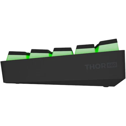 Genesis Gaming Keyboard Thor 660 G2 US Black Wireless RGB Mechanical Cateron Brown (NKG-2196) GNSNKG-2196)