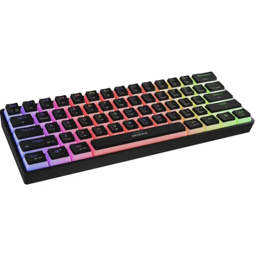 Genesis Gaming Keyboard Thor 660 G2 US Black Wireless RGB Mechanical Cateron Brown (NKG-2196) GNSNKG-2196)