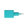 ttec SmartCharger GAN 45W PD Travel Fast Charger+ USB-C - USB-C 3A Cable Neon Blue (2SCG45CNM) (TTEC2SCG45CNM)