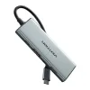 VENTION USB-C to HDMI/USB 3.0x3/SD/TF/PD Docking Station 0.15M Gray Aluminum Alloy Type (TOPHB) (VENTOPHB)