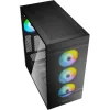 Sharkoon Rebel C50 RGB Gaming Full Tower Κουτί Υπολογιστή με Πλαϊνό Παράθυρο Μαύρο (REBELC50BRGB) (SHRREBELC50BRGB)