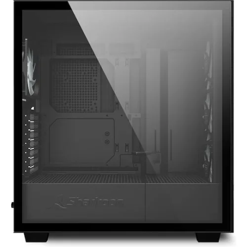 Sharkoon Rebel C50 RGB Gaming Full Tower Κουτί Υπολογιστή με Πλαϊνό Παράθυρο Μαύρο (REBELC50BRGB) (SHRREBELC50BRGB)