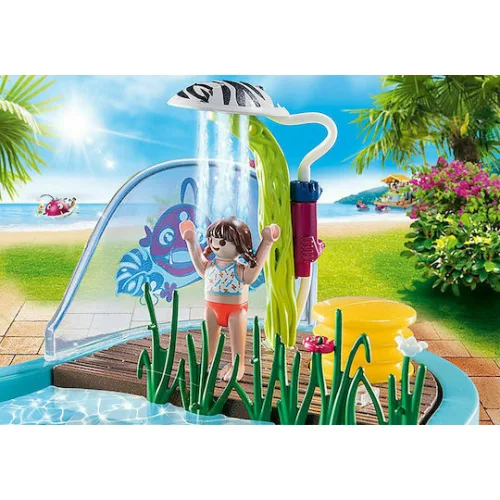 Playmobil Family Fun Small Pool with Water Sprayer για 4-10 ετώνΚωδικός: 70610