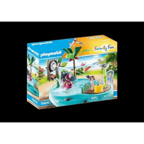 Playmobil Family Fun Small Pool with Water Sprayer για 4-10 ετώνΚωδικός: 70610