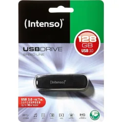Intenso Speed Line 128GB USB 3.0 Stick Μαύρο