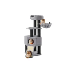 Feandrea Cat Tower, Height 141 cm, for large Cats (PCT02W) (FEAPCT02W)