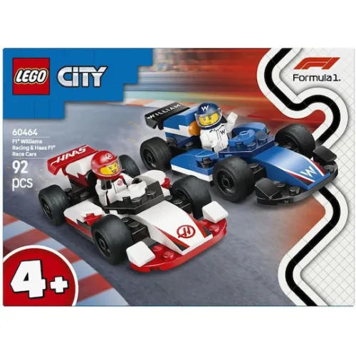 Lego City F1 Williams Racing And Haas F1 Racing Cars (60464) (LGO60464)