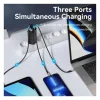 VENTION 3-Port USB (C+C+A) GaN Charger (65W/30W/30W) EU-Plug Black (FEDB0-EU) (VENFEDB0-EU)