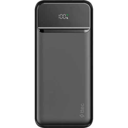 ttec ReCharger LCD 20.000mAh PD 20W Powerbank Black (2BB268S) (TTEC2BB268S)