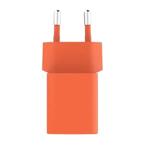 ttec SmartCharger GAN 45W PD Travel Fast Charger+ USB-C - USB-C 3A Cable Neon Orange (2SCG45CNT) (TTEC2SCG45CNT)