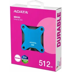 Adata SSD External SD620 512g U3.2a 520/460 MB/s Blue (SD620-512GCBL) (ADASD620-512GCBL)