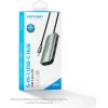 VENTION Type-C to USB 3.0x4/PD 100W Hub 0.15M Gray Aluminum Alloy Type (TNBHB) (VENTNBHB)