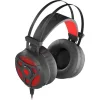 Genesis Gaming Headset Neon 360 with Microphone RGB Illuminated Vibration, Black Red (NSG-1107) (GNSNSG-1107)