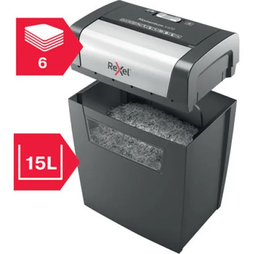 Rexel Momentum X406 Paper Shredder Shreds (2104569EU) (REX2104569EU)