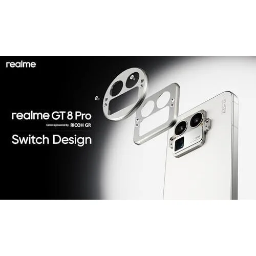 REALME GT 8 Pro Cam Deco Protect Cover Set White