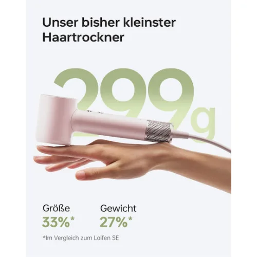 Laifen Hair Dryer Mini Pink