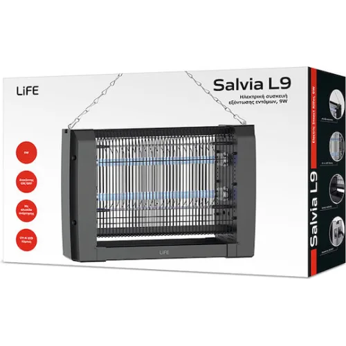 Life Ηλεκτρική Εντομοπαγίδα Led 9W 50m²