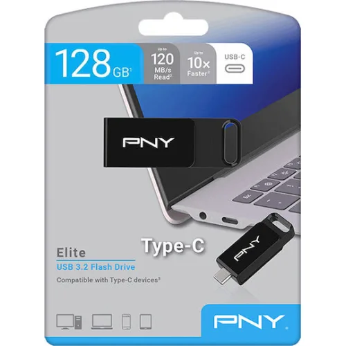USB 3.2 stick με σύνδεση Type-C 128GB.