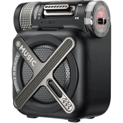 XO F72 Mecha Ηχείο Bluetooth 5W με Διάρκεια Μπαταρίας έως 12 ώρες Μαύρο