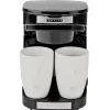Butler Coffee Maker 0.25l 450w 2 Cups Reusable Filter Auto Shut-off Black