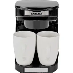 Butler Coffee Maker 0.25l 450w 2 Cups Reusable Filter Auto Shut-off Black