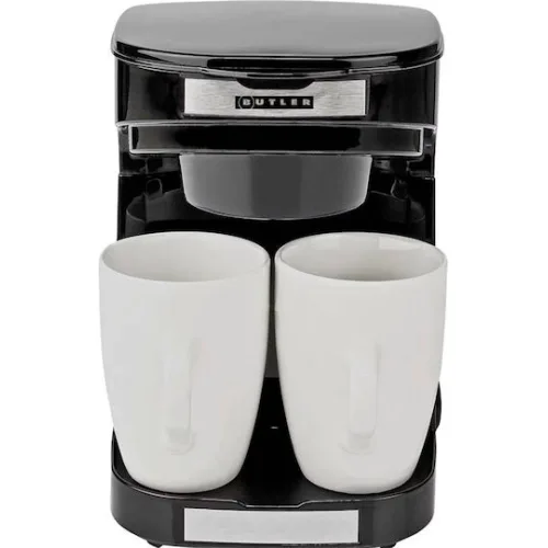 Butler Coffee Maker 0.25l 450w 2 Cups Reusable Filter Auto Shut-off Black