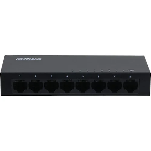 Dahua DH-SG1008 Unmanaged L2 Switch με 8 Θύρες Gigabit (1Gbps) Ethernet