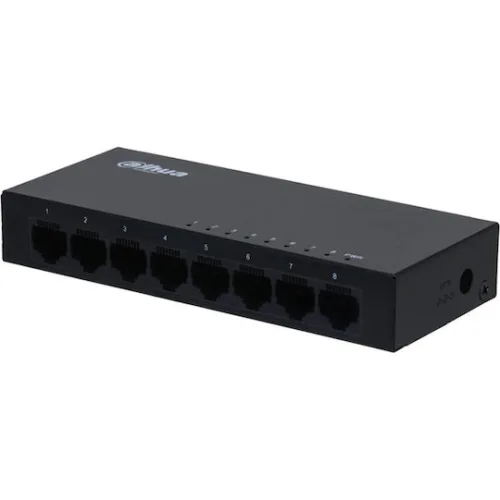 Dahua DH-SG1008 Unmanaged L2 Switch με 8 Θύρες Gigabit (1Gbps) Ethernet
