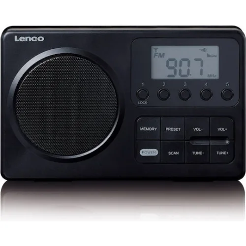 Lenco MPR-035 Φορητό Ραδιόφωνο Ρεύματος / Μπαταρίας Μαύρο