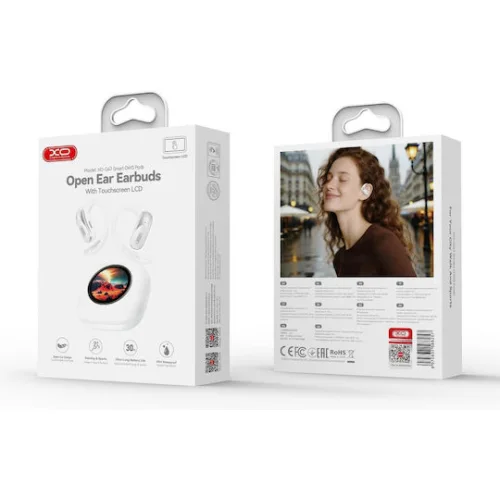Bluetooth ear hook ακουστικά με οθόνη LCD στη θήκη φόρτισης