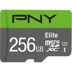 Κάρτα μνήμης microSDHC, Class 10 UHS-I U1, 256GB, έως και 100 MB/s με αντάπτορα SD.