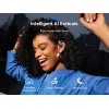 Bluetooth ακουστικά handsfree με τεχνολογία ΑΙ για αυτόματη μετάφραση ομιλίας, σε μαύρο χρώμα