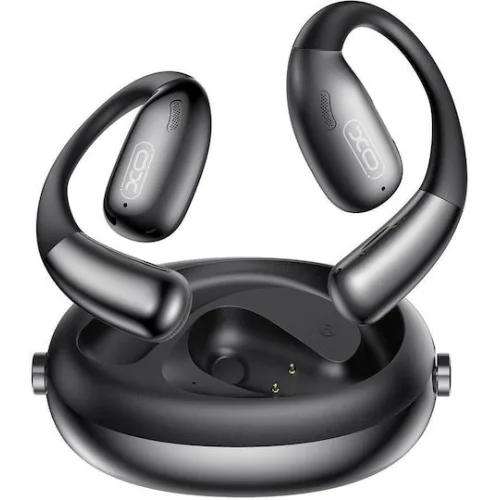 Bluetooth ακουστικά handsfree με τεχνολογία ΑΙ για αυτόματη μετάφραση ομιλίας, σε μαύρο χρώμα