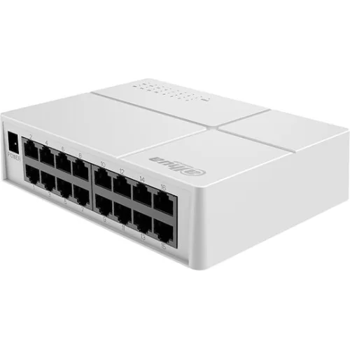 Dahua Sf1016L Unmanaged Switch με 16 Θύρες Ethernet