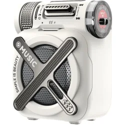 XO F72 Mecha Ηχείο Bluetooth 5W με Διάρκεια Μπαταρίας έως 12 ώρες Λευκό