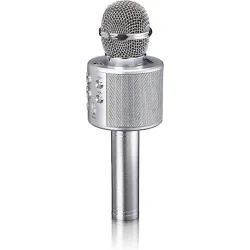 Lenco Μικρόφωνο Karaoke Ασύρματο BMC-040SI Ασημί