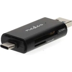 Card Reader USB 3.2 Gen 1x1 με διπλή υποδοχή Type-A & Type-C.