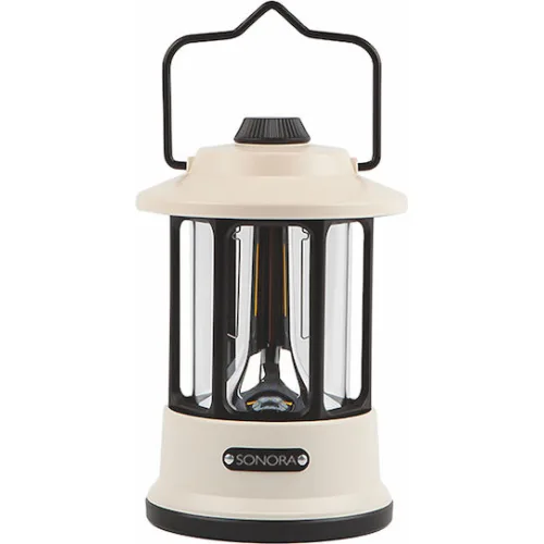 Sonora Φανάρι Led Επαναφορτιζόμενο για Camping με Powerbank 170lm 5W ΜπεζΚωδικός: 230-0098