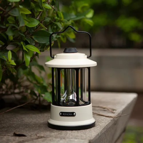 Sonora Φανάρι Led Επαναφορτιζόμενο για Camping με Powerbank 170lm 5W ΜπεζΚωδικός: 230-0098