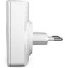 Ασύρματο plug-in smart εσωτερικό κουδούνι με σειρήνα, σε λευκό χρώμα.