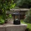 Sonora Φανάρι Led Επαναφορτιζόμενο για Camping με Powerbank & Ανεμιστήρα 170lm 5W ΜαύροΚωδικός: 230-0097
